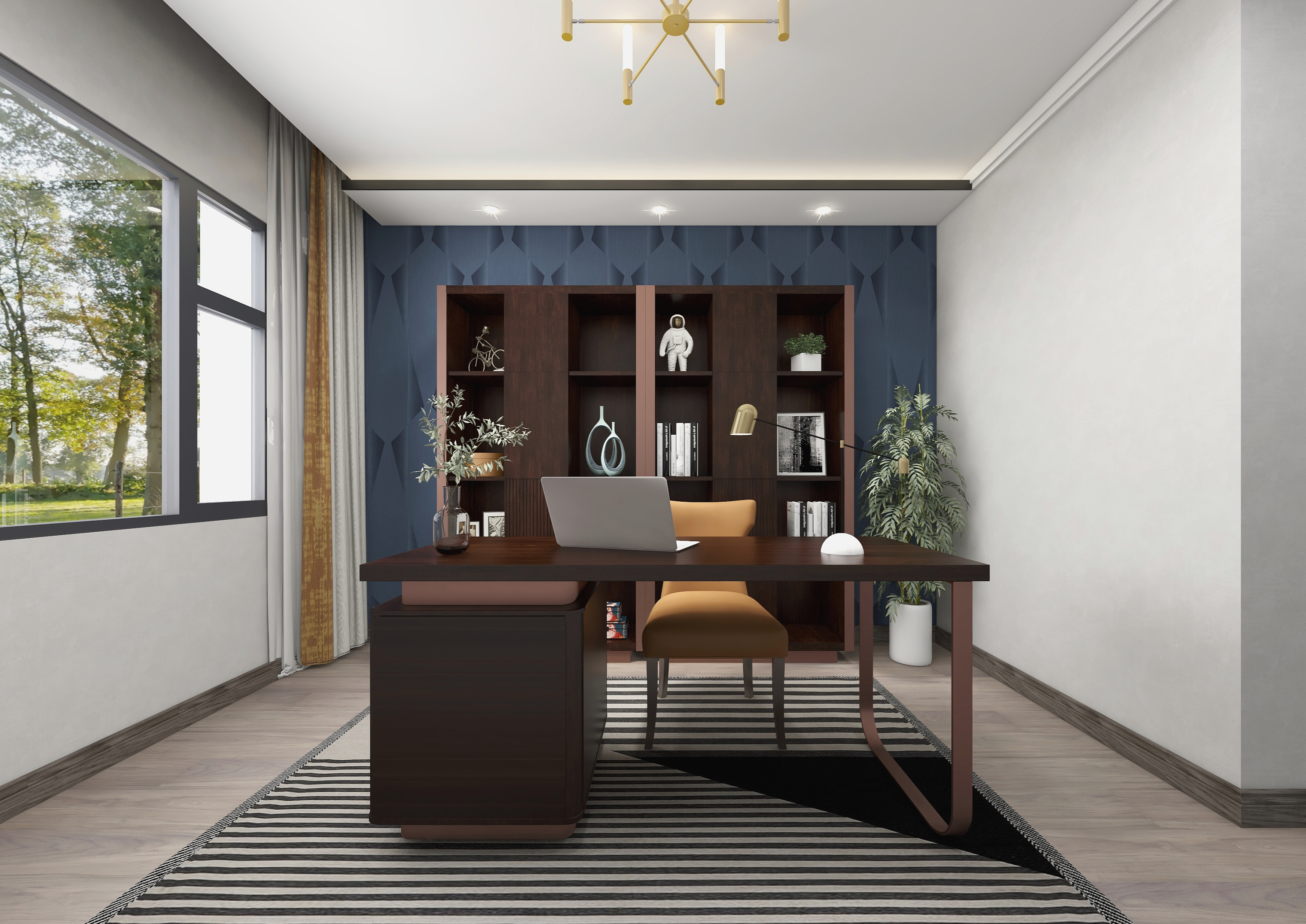 李媛媛-【设计狂想6】170㎡的现代极简风装修效果图