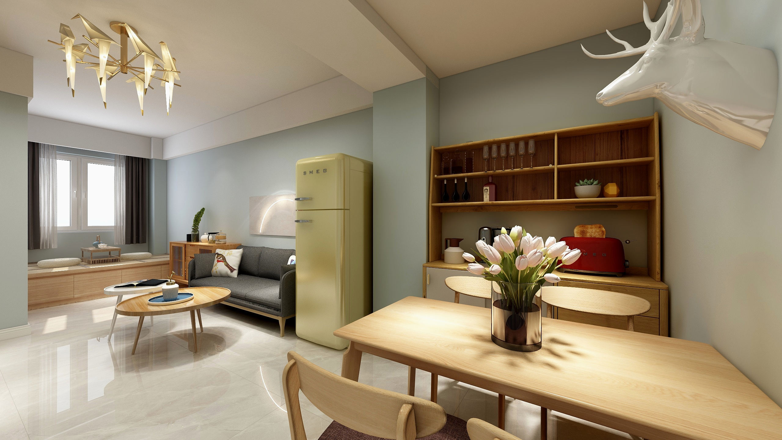 青_山-博盛装饰|锦都家园C户型-装修设计方案