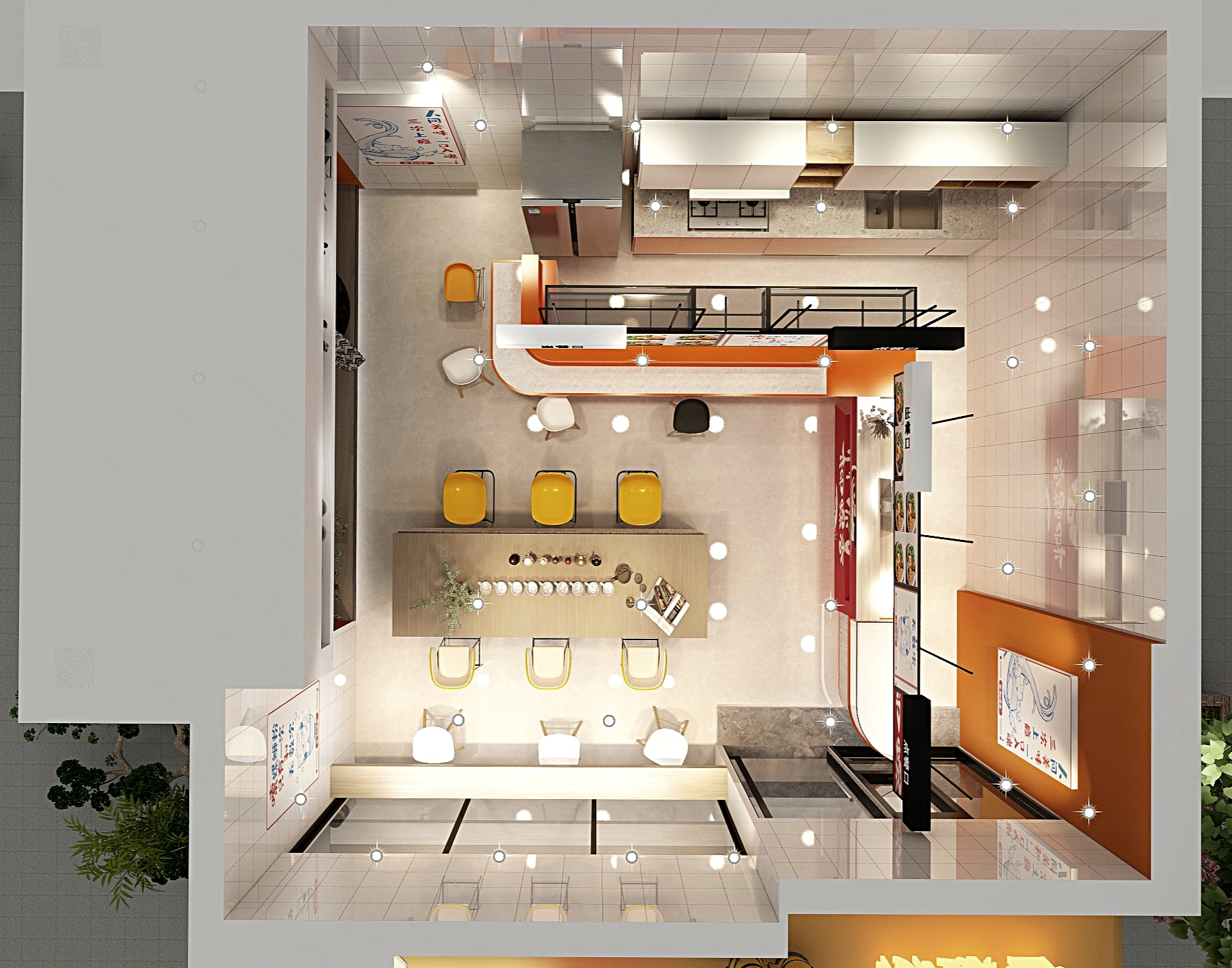 CHY丨DESIGN-螺蛳粉-装修设计方案