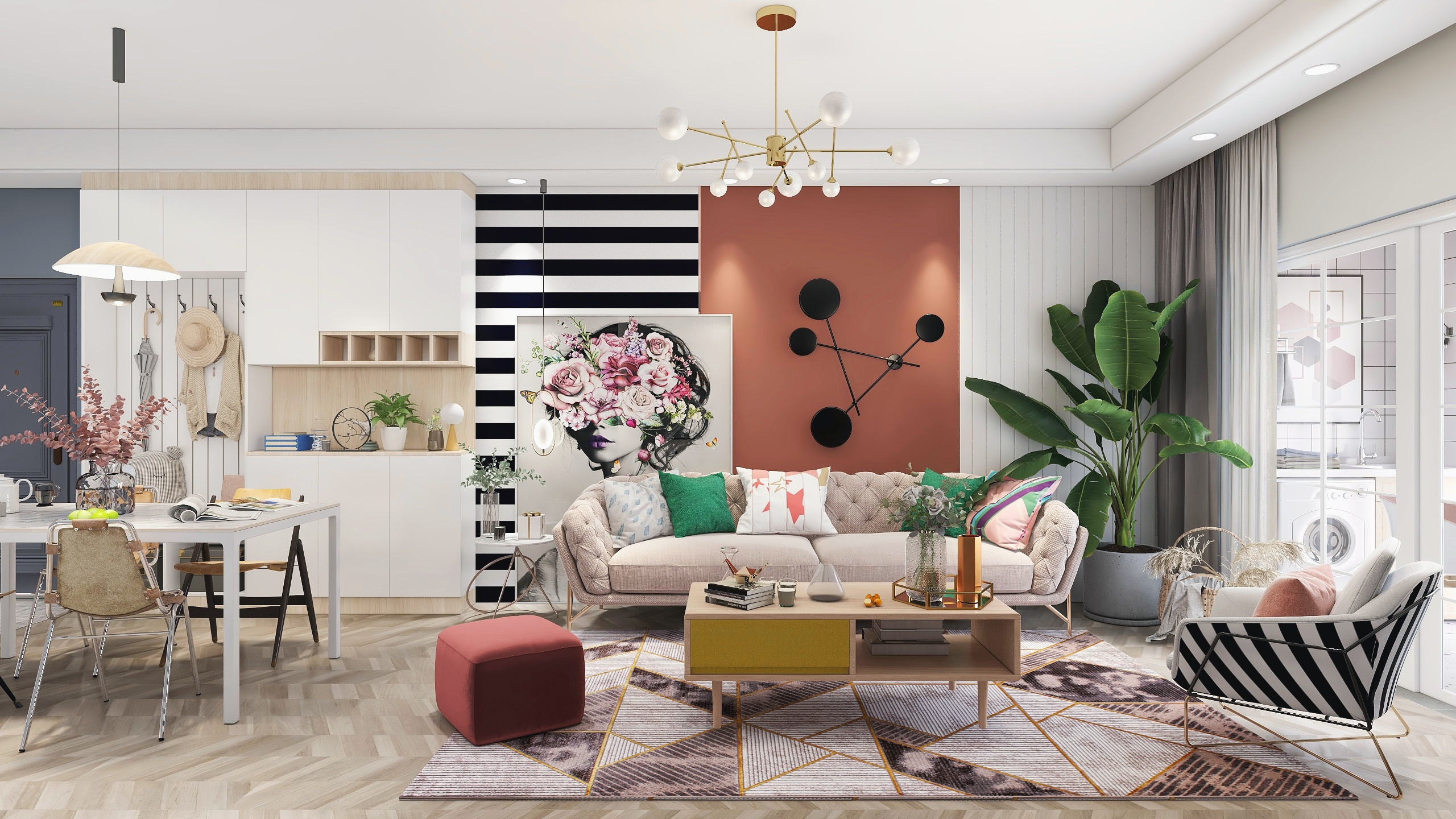 李林-昆明湖北欧两室装修效果图