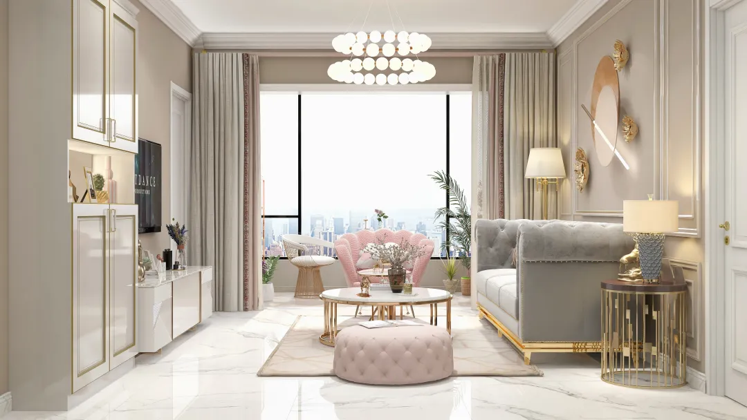 WIsley的装修设计方案:French style apartment