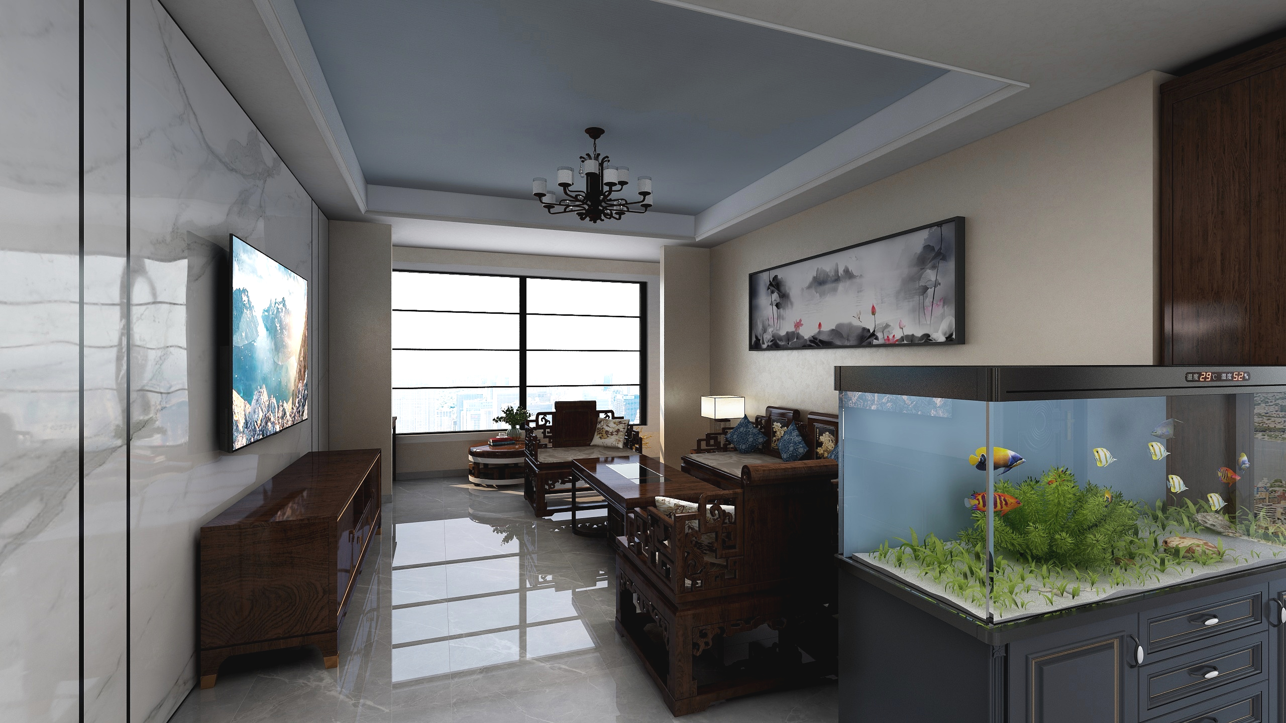 臻匠-神木市景华家园22栋东户（137平米）-装修设计方案