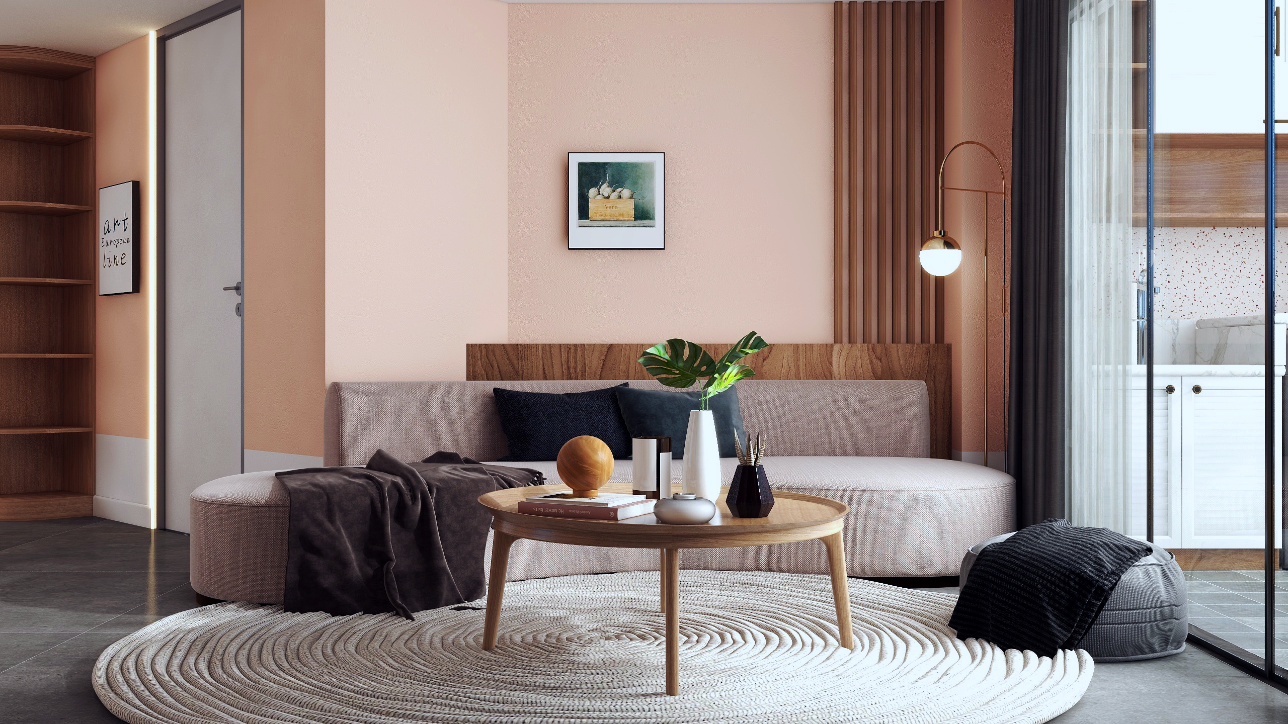 舒晓设计-《岸厢》现代原木风|125四居平层装修效果图