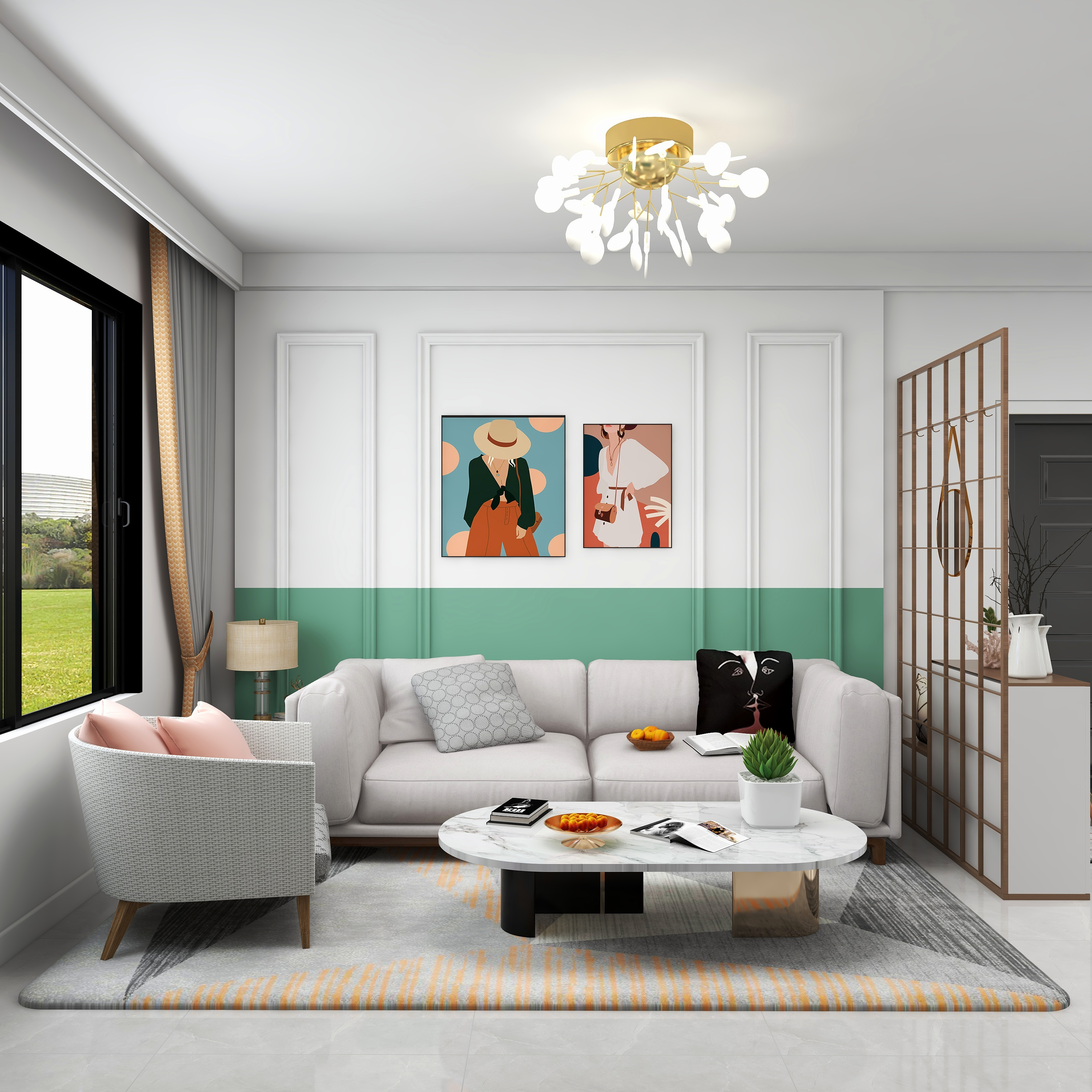 张星-北欧-盛夏流年装修效果图