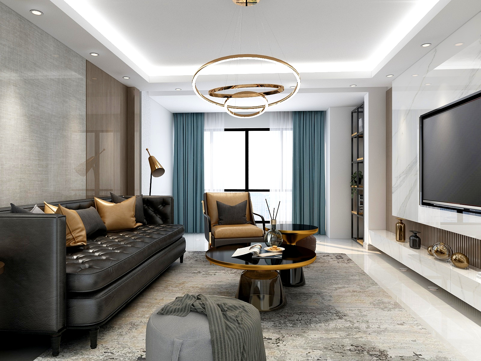 柚子老师0102song-王先生 效果图楼下-装修设计方案