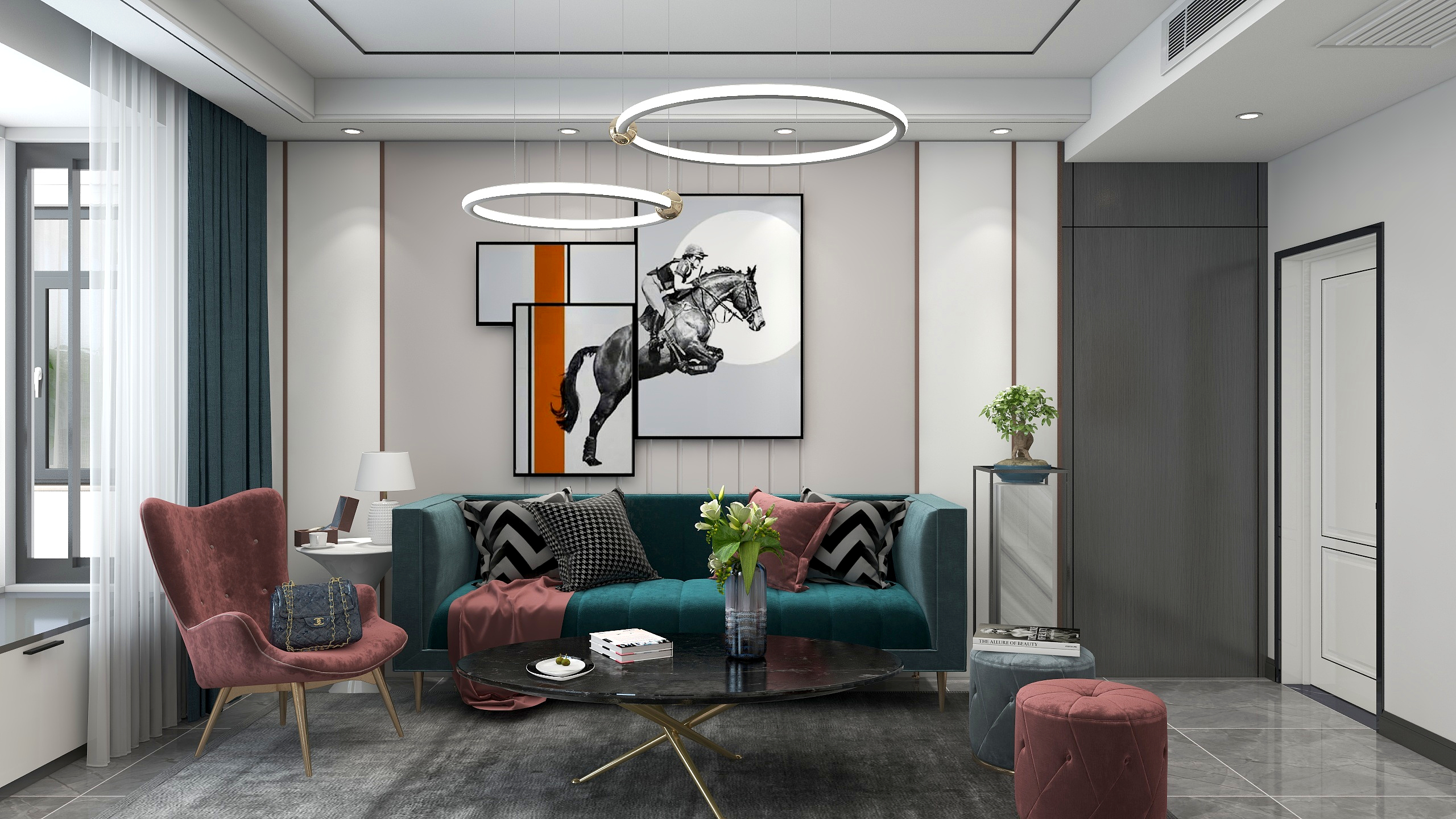 李志锋-现代四室带阁楼-《余年》装修效果图